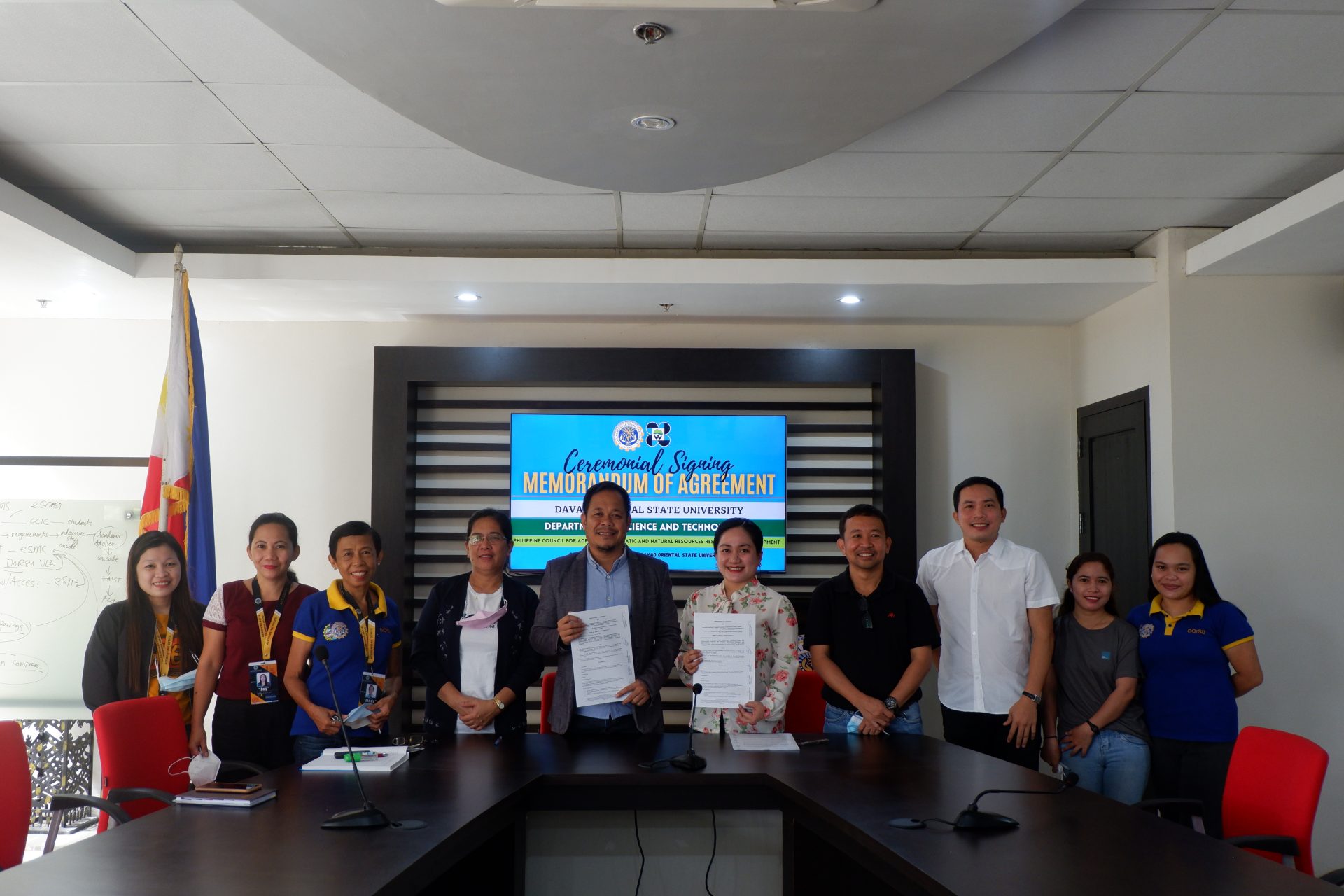 DOrSU inks MOA with DOST-PCAARRD for RAISE Program in Southern Mindanao