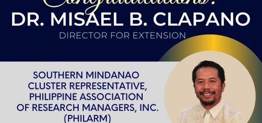 DOrSU-Extension Director elected as Southern Mindanao Cluster Representative for PHILARM
