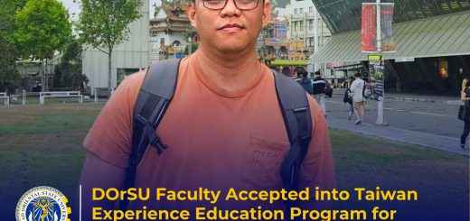 DOrSU Faculty Accepted into Taiwan Experience Education Program for Assistive Tech Research