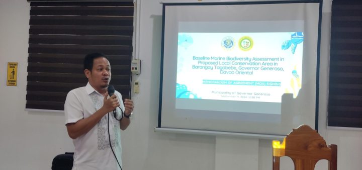 DOrSU, LGU Governor Generoso Partner for Marine Biodiversity Assessment in Barangay Tagabebe