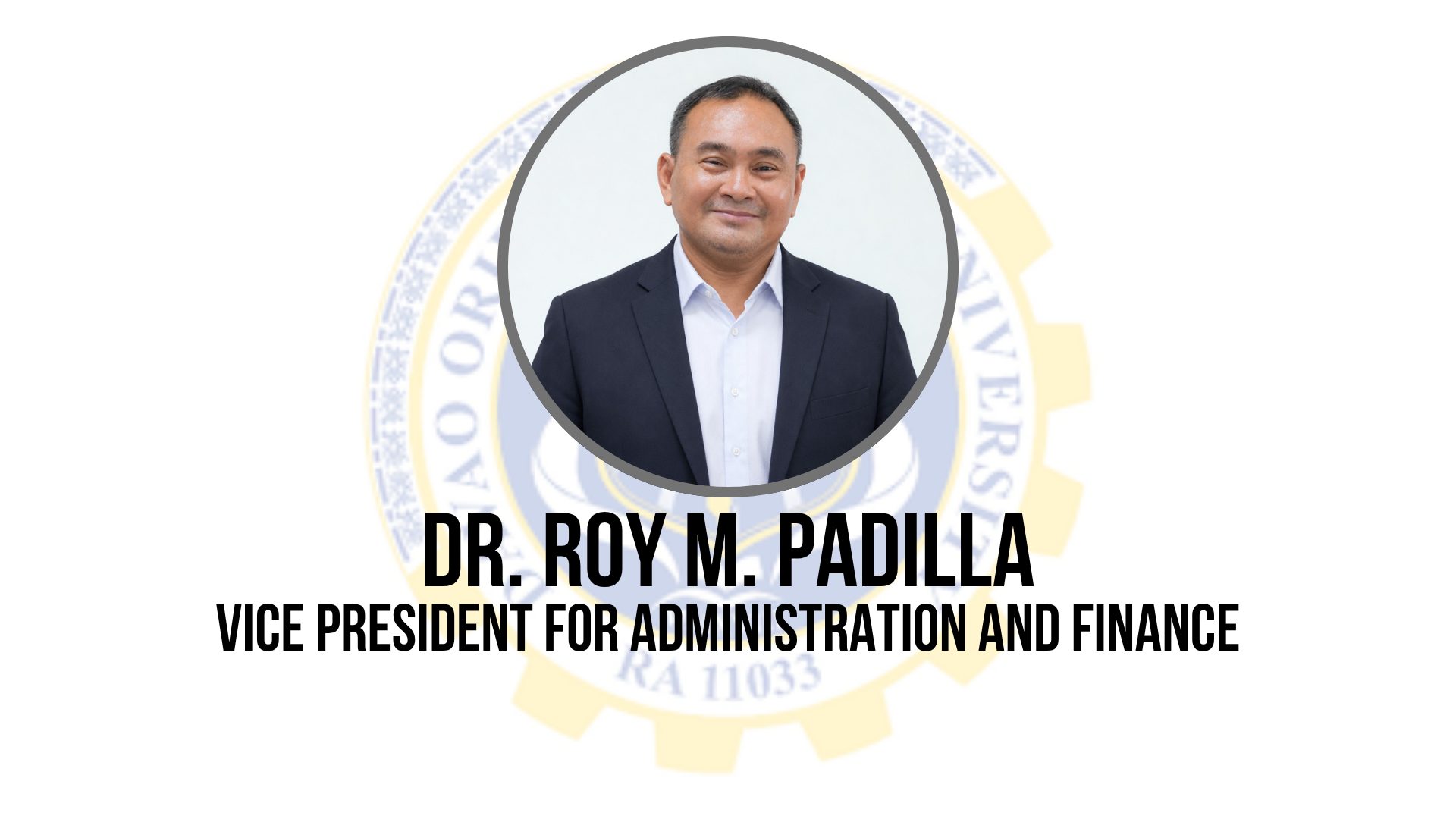 Dr. Roy M. Padilla