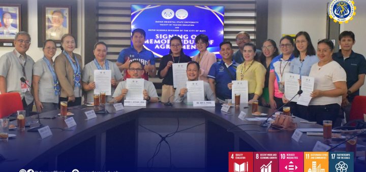 DOrSU, DepEd Mati sign agreement for expanded learning intervention program