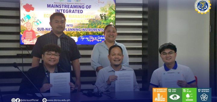 DOrSU signs ₱12-million agreement with DENR Caraga for biodiversity-responsive planning
