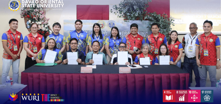DOrSU, LGU Manay sign MOA for feasibility study on proposed external classes